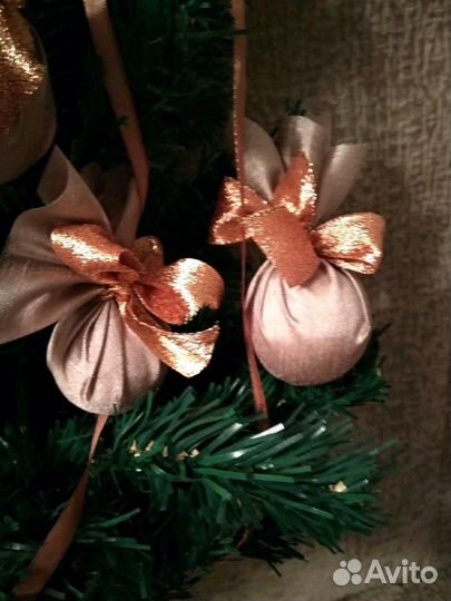 Елочные игрушки, ручная работа