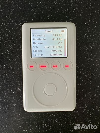 Apple iPod Gen 3 128Gb, A1040 (Апгрейд)