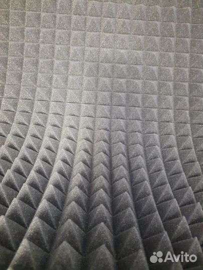 Акустический поролон пирамида 2х1 метр