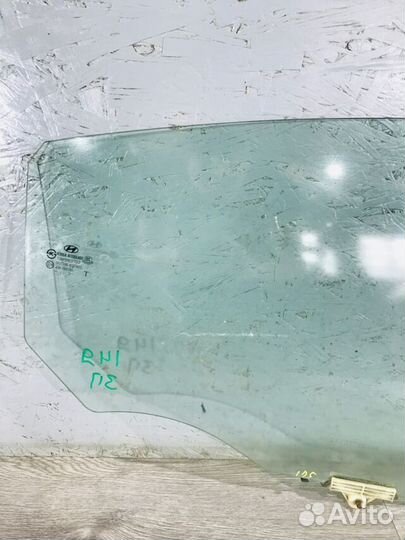 Стекло двери зад прав hyundai elantra MD 1.6 мт се