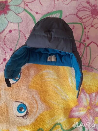 Зимняя шапка для мальчика 2-4 года