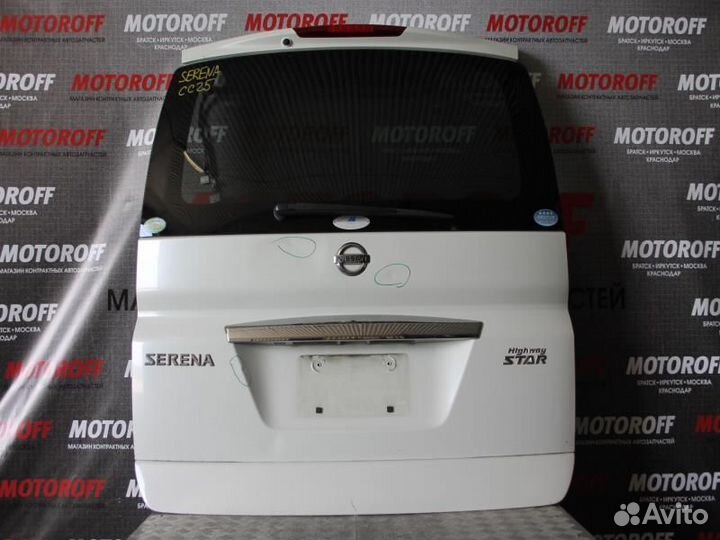 Дверь пятая Ниссан Серена C25 светлая А491