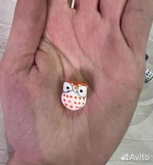 Бусины керамические Совы
