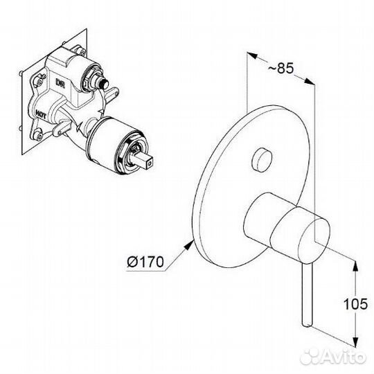 Душевая система Kludi Bozz 7 in 1 хром (386710576)