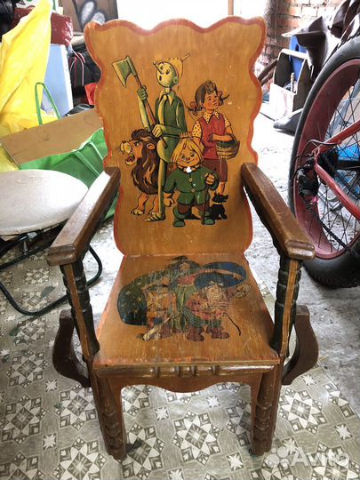 Кресло детское деревянное
