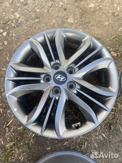 Оригинальные диски r17 hyundai