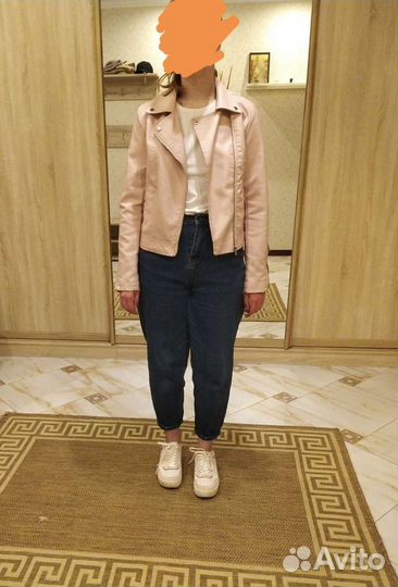 Куртка кожаная женская 46 размер