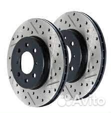 Диск тормозной задний перфорированный