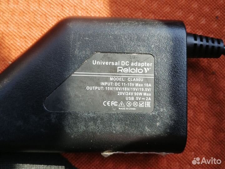 Блок питания для ноутбука от прикуривателя