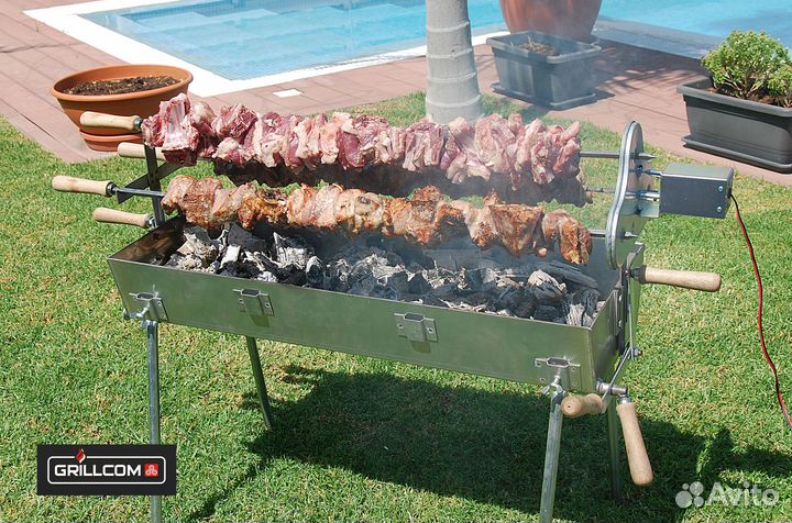 Барбекю мангал автоматический электрический
