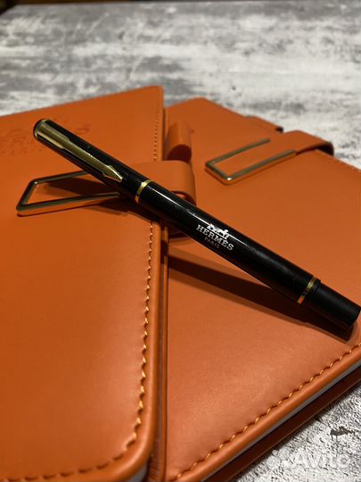 Блокнот Hermes с ручкой