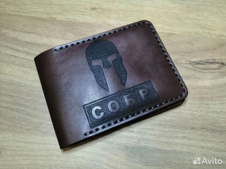 Обложка на удостоверение натуральная кожа