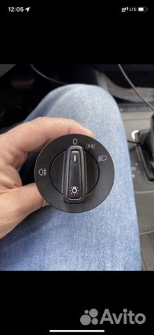 Переключатель света skoda