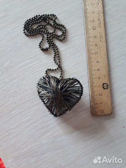 Подвеска сердце из проволоки (возможен обмен)