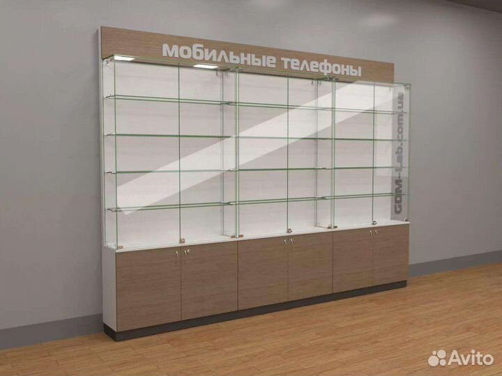 Витрины из стекла новые