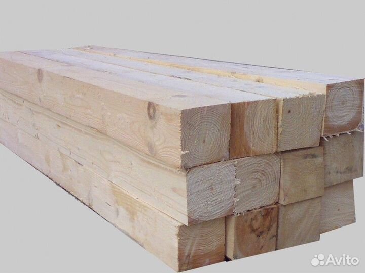 Брус обрезой хвоя 150x150x6000