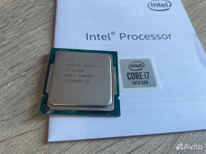 Процессор Intel core i7 10700k OEM