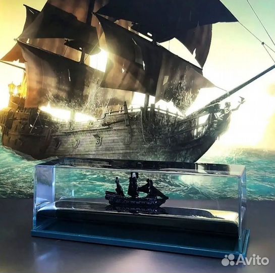 Карабль в жидкости