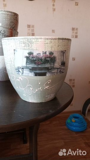 Керамические горшки для цветов