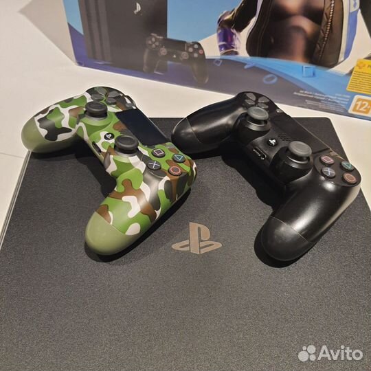 Sony playstation 4 PS4 pro 1tb с играми