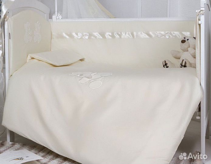 Комплект в кроватку Makkaroni Kids Тедди