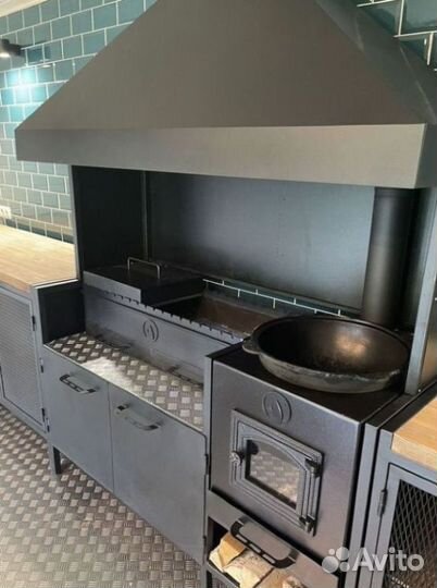 Гриль модуль из металла