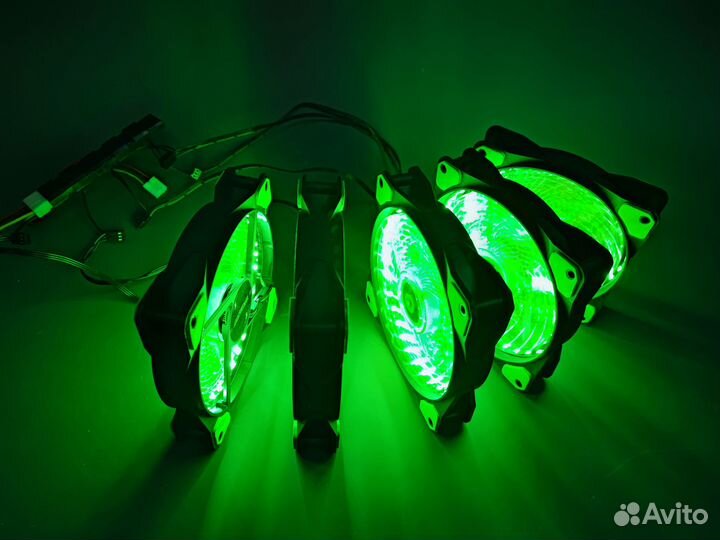 Опт от 10шт LED Кулер Вентиляторы для корпуса R1