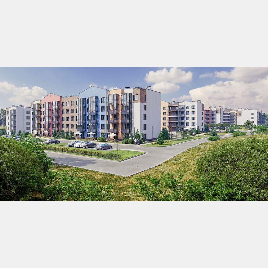 1-к. квартира, 39,4 м², 1/5 эт.