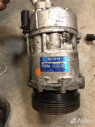 Компессор кондиционера гольф борра