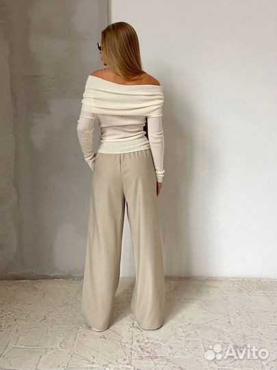 Кофта с открытыми плечами