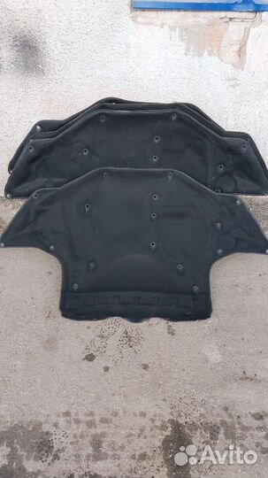 Шумоизоляция на капот Мерседес Е211