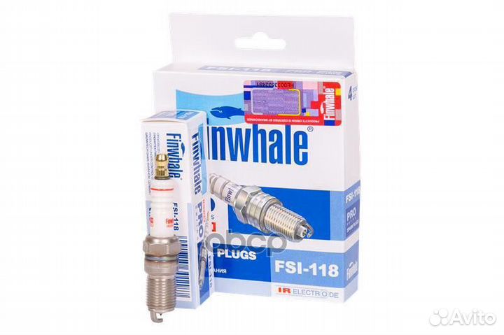 Свеча зажигания iridium FSI118 Finwhale