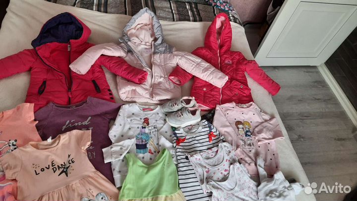 Одежда пакетом на девочку 110 116