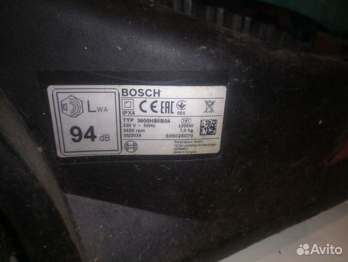 Корпус газонокосилки bosch rotak 32