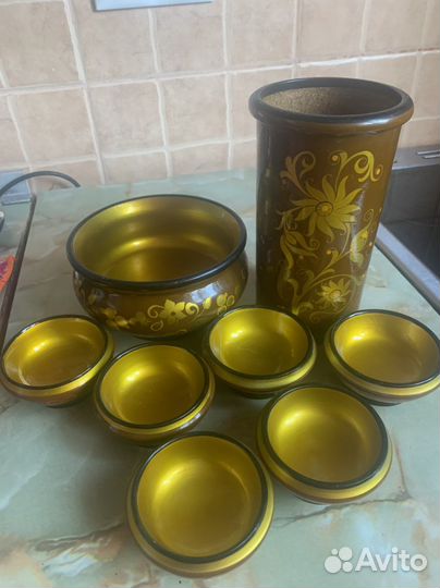 Посуда хохлома 8 предметов