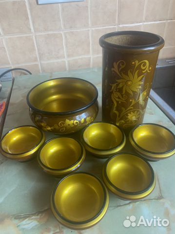 Посуда хохлома 8 предметов