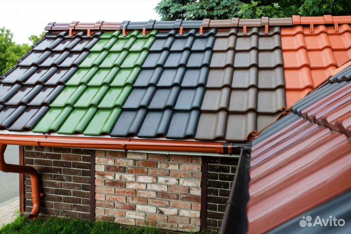 Металлочерепица мп Монтерроса выразительная кровля