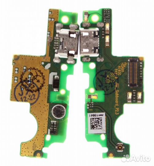 Шлейф Honor V9 Play (JMM-AL00) (плата) + разъем за