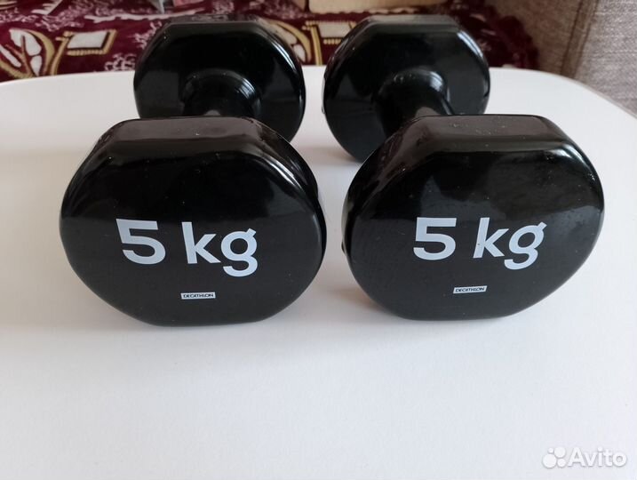 Гантели 5 кг 2 шт