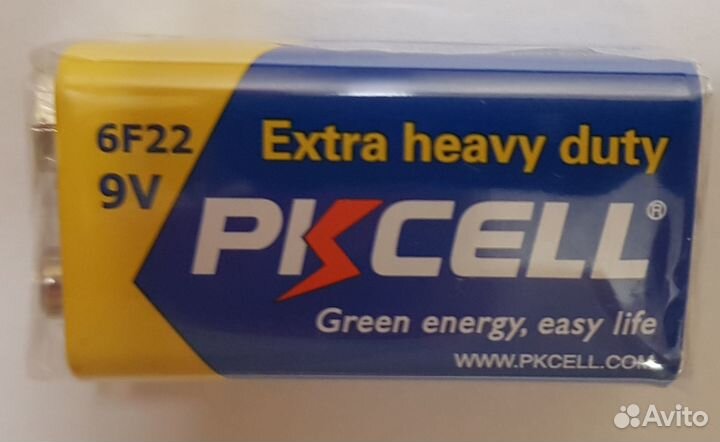 Батарейка 9v 6F22