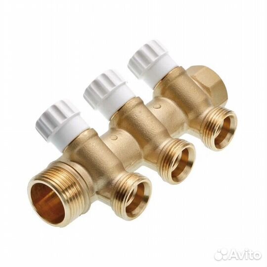 Коллектор Tece (8730011) 1 вр(г) х 3 выхода 3/4 нр