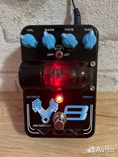 Гитарная педаль Distortion VOX TG1-V8DS V8 Distort