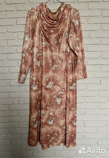 Платье винтаж СССР с люрексом