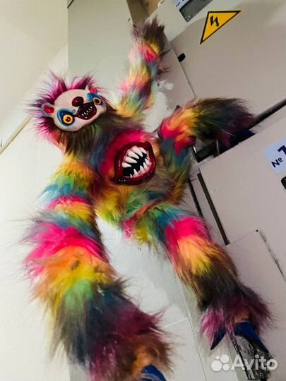 Игрушка ручной работы в смешанной технике