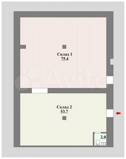 Склад, 131 м²