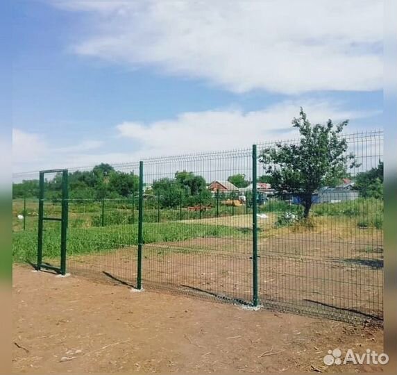 Забор сетка 3д