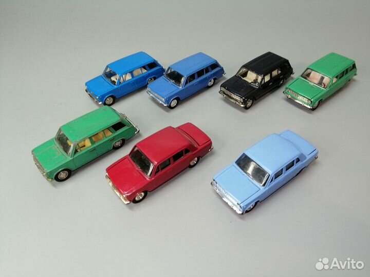 Ваз 2101 и 2102 1:43 модели СССР