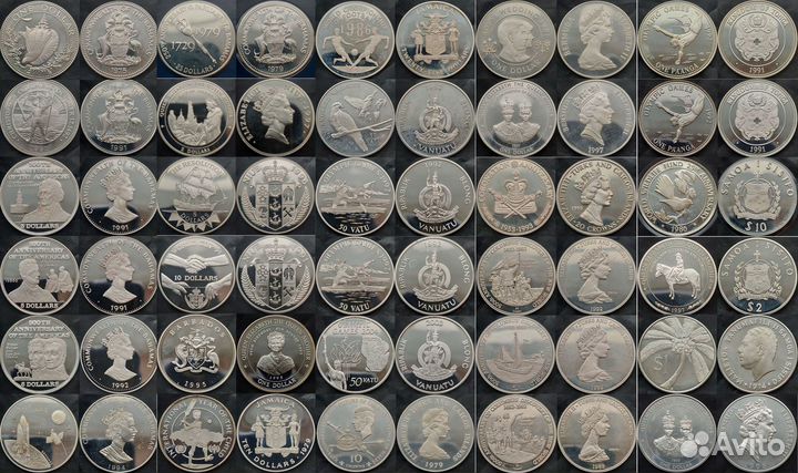 Монеты островных государств