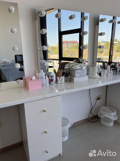 Гримерное зеркало с подсветкой