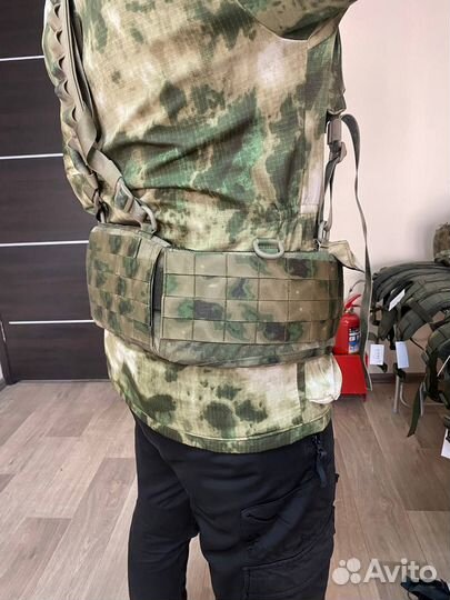 Пояс разгрузочный ссо (мох) под кевлар с лямками